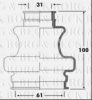 BORG & BECK BCB6092 Bellow, driveshaft